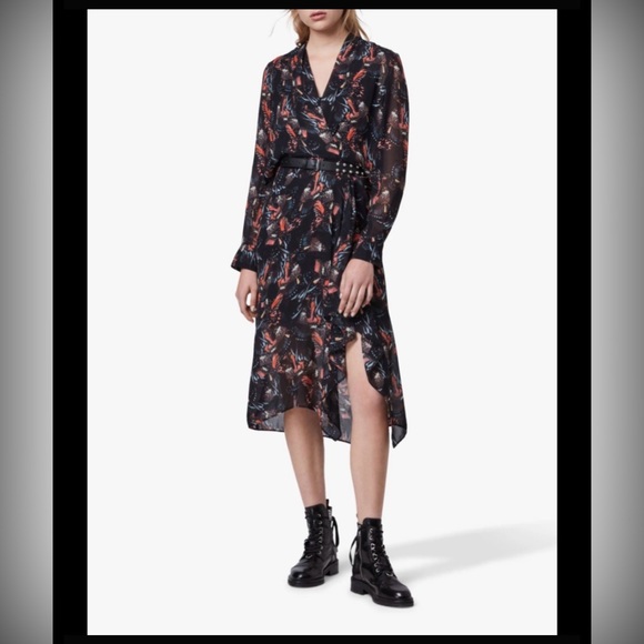 All Saints Dresses & Skirts - All Saints Valero Flutter Dress 8